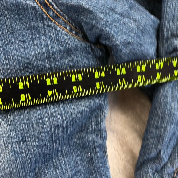 Gap Mens Jean Jacket Size XL Blue Denim Sherpa Lined Collared Button Up Cozy - Picture 6 of 14